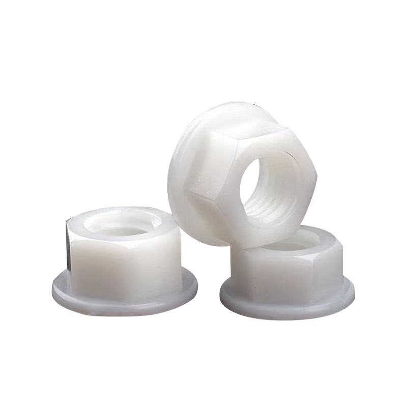 Nylon hatszögletű anya karima Hex Nut nylon anya elektromos kiegészítők