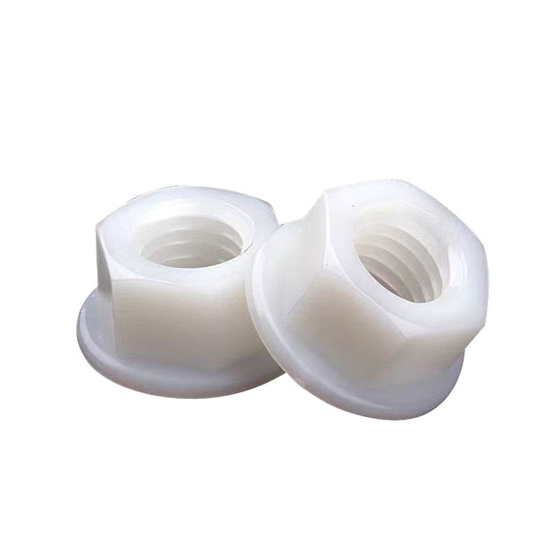 Nylon hatszögletű anya karima Hex Nut nylon anya elektromos kiegészítők